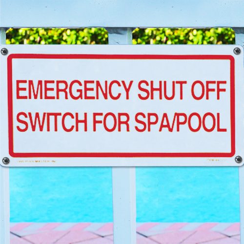 Emergency Shut Off Sign - Image 2