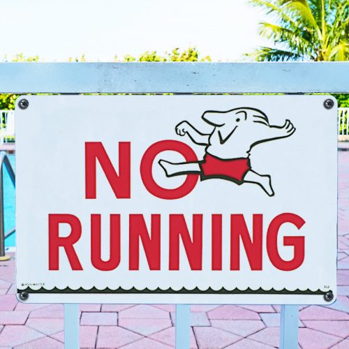 No Running Sign - Image 2