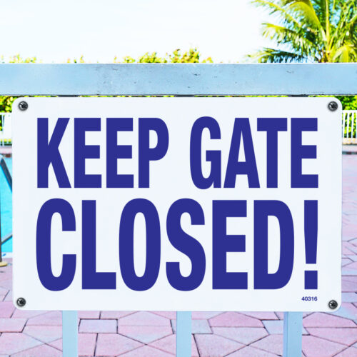 Keep Gate Closed Sign - Image 2