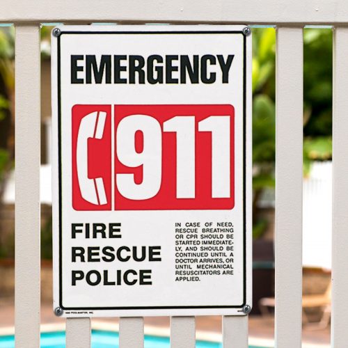 Emergency 911 Sign - Image 2