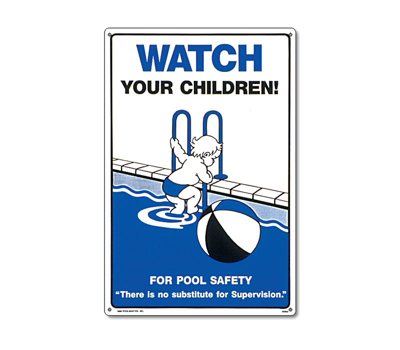 40363 | 12" x 18" Watch Your Children Sign