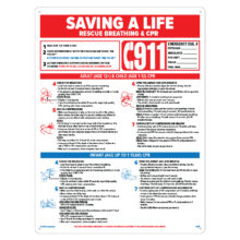 40366 | 18'' x 24'' Saving a Life Sign - Product
