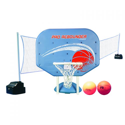 Pro Rebounder Poolside Basketball/Volleyball Game Combo