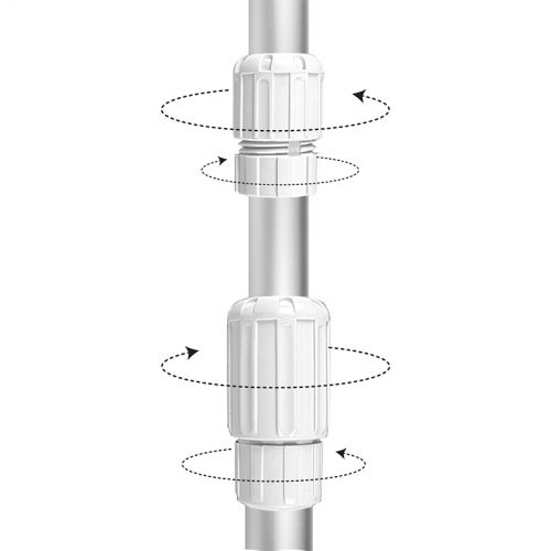 3-Piece 21' Telescopic Pole w/ External-Locking Cam - Image 5