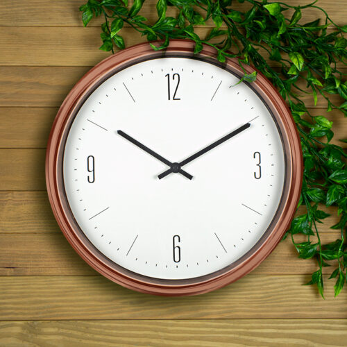 16'' Bronze Contemporary Clock - Image 3