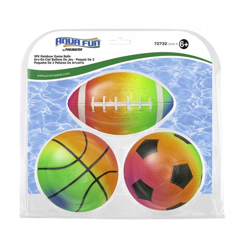 3Pk Rainbow Game Balls - Image 7