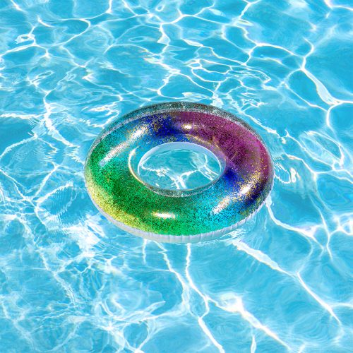 31″ Rainbow Glitter Tube – Poolmaster