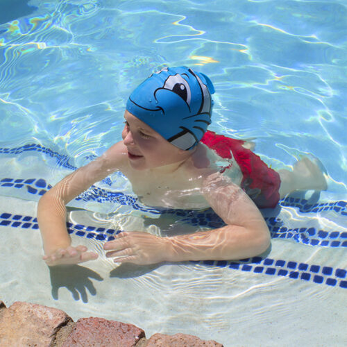 Fish Silicone Swim Cap - Image 8