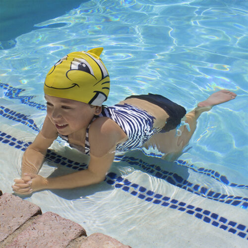 Fish Silicone Swim Cap - Image 6