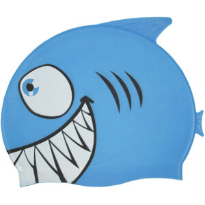 99033PrdBlueSmilingPiranhaSiliconeSwimCapRGB800px