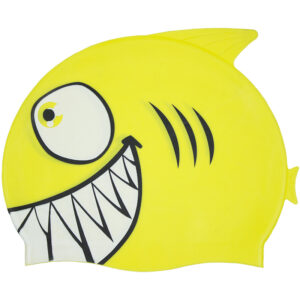 99033PrdYellowSmilingPiranhaSiliconeSwimCapRGB800px