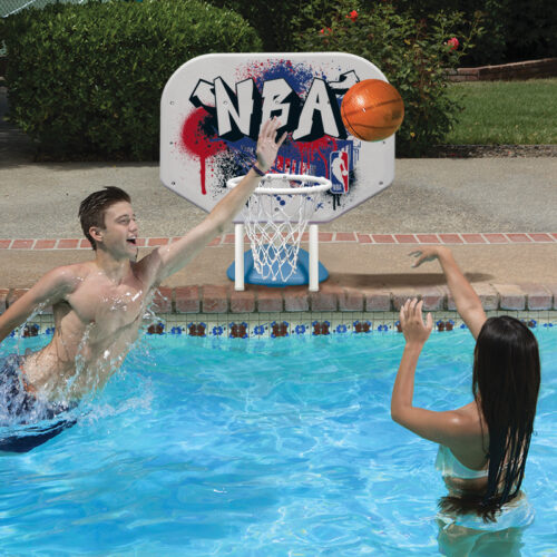 NBA Graffiti Pro Rebounder Poolside Basketball Game - Image 6