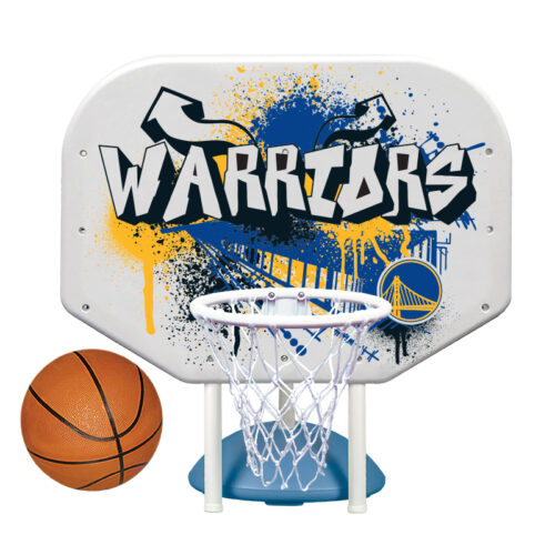 NBA Golden State Warriors Graffiti Pro Rebounder Poolside Basketball Game