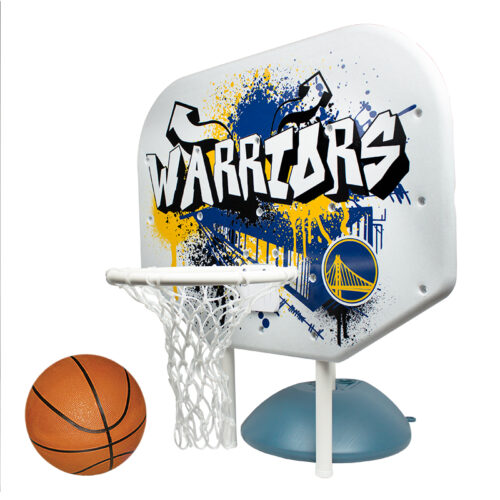 NBA Golden State Warriors Graffiti Pro Rebounder Poolside Basketball Game - Image 2