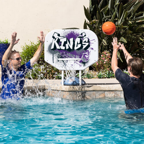 NBA Sacramento Kings Graffiti Pro Rebounder Poolside Basketball Game - Image 4