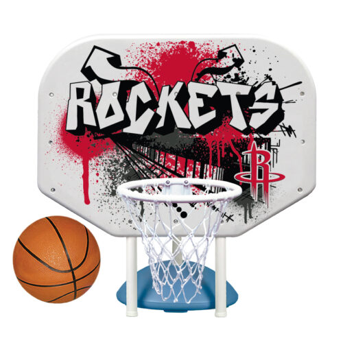 NBA Huston Rockets Graffiti Pro Rebounder Poolside Basketball Game